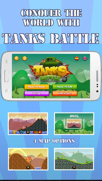 Tiny Tanks Battle - عکس بازی موبایلی اندروید