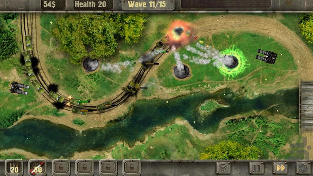 Defense Zone HD - Gameplay image of android game