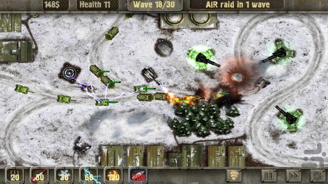 Defense Zone HD - Gameplay image of android game