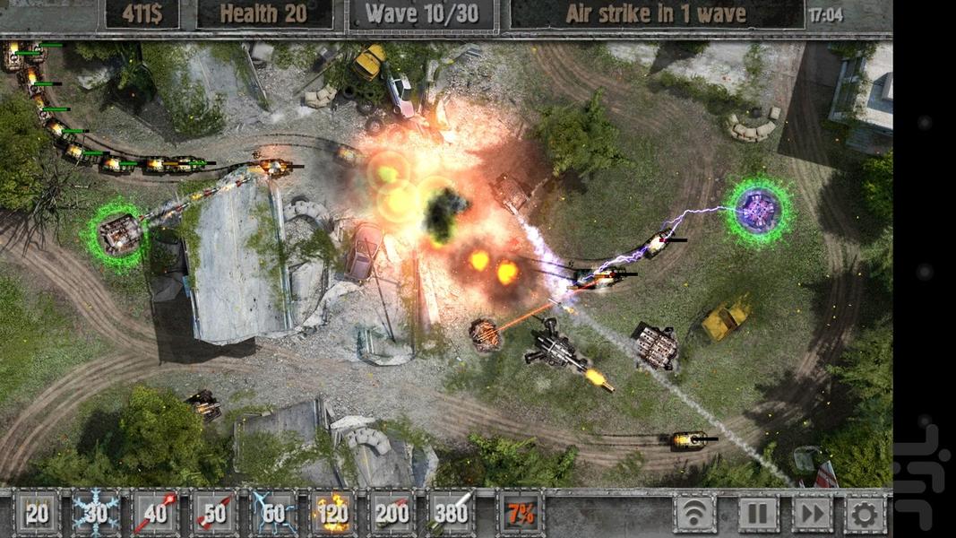 Defense Zone 2 HD - Gameplay image of android game