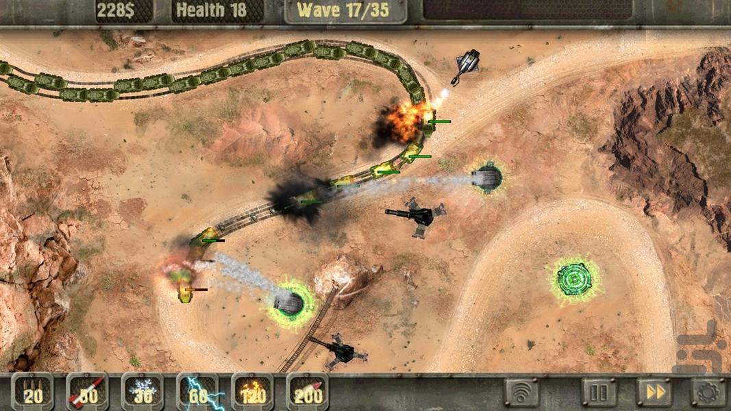 Defense Zone HD - Gameplay image of android game
