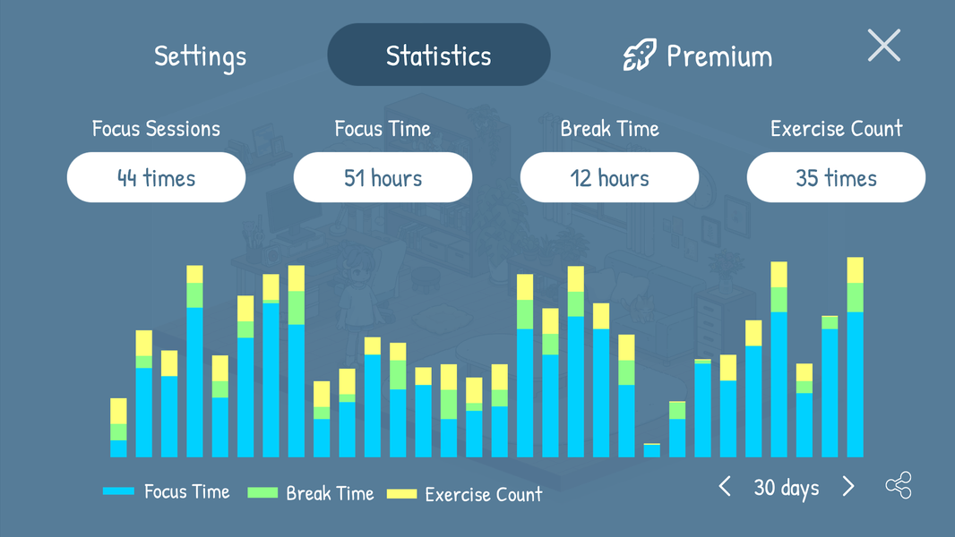 My Little Pomodoro: Focus Time - عکس بازی موبایلی اندروید