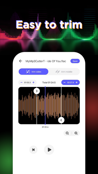 MP3 Melody Cutter - عکس برنامه موبایلی اندروید