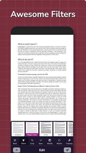 Doc Scanner -Phone PDF Creator - عکس برنامه موبایلی اندروید