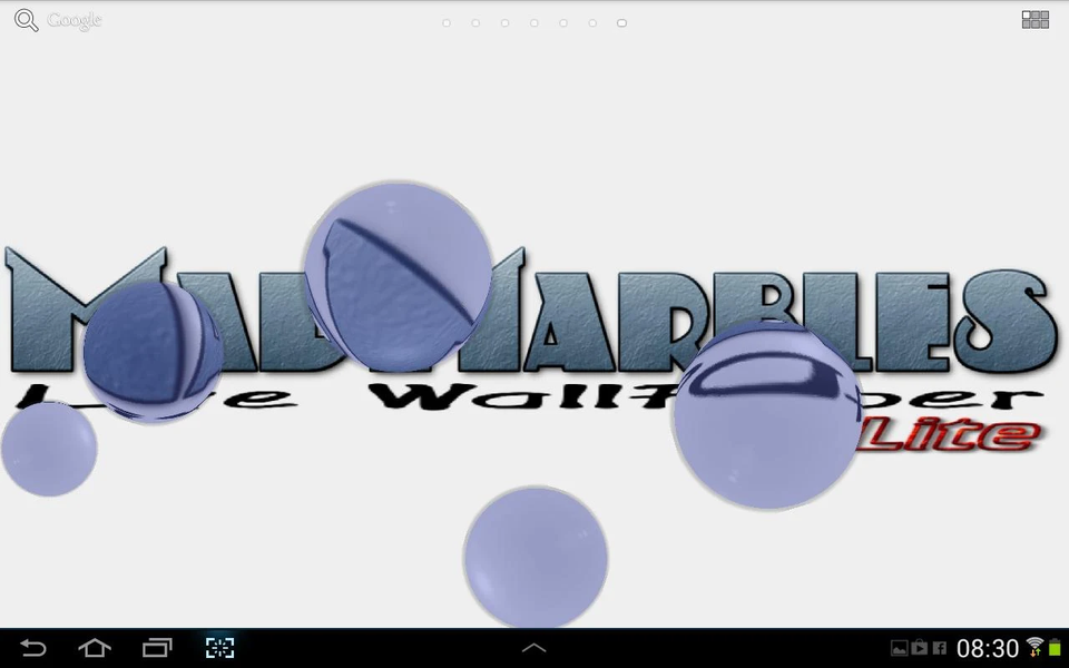 Mad Marbles Lite LWP - عکس برنامه موبایلی اندروید