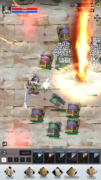 F Class Adventurer: AFK RPG - عکس بازی موبایلی اندروید