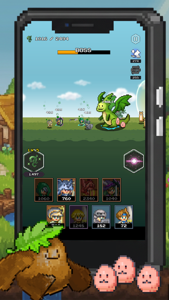 Wagle Squad: Pixel Swarm - عکس بازی موبایلی اندروید