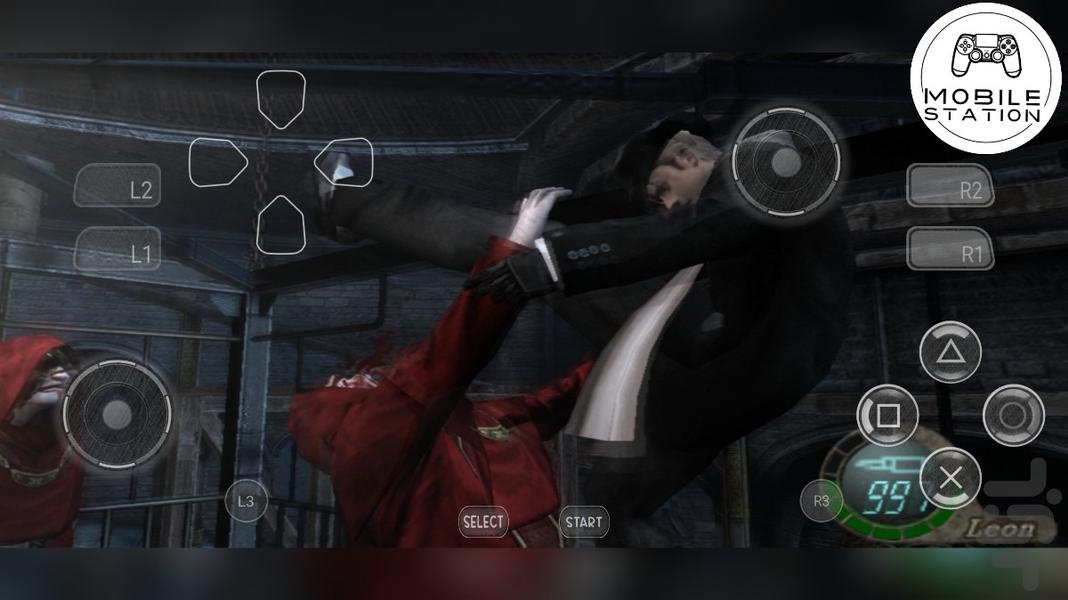 رزیدنت ایول 4 ps2 شبیه سازی - Gameplay image of android game