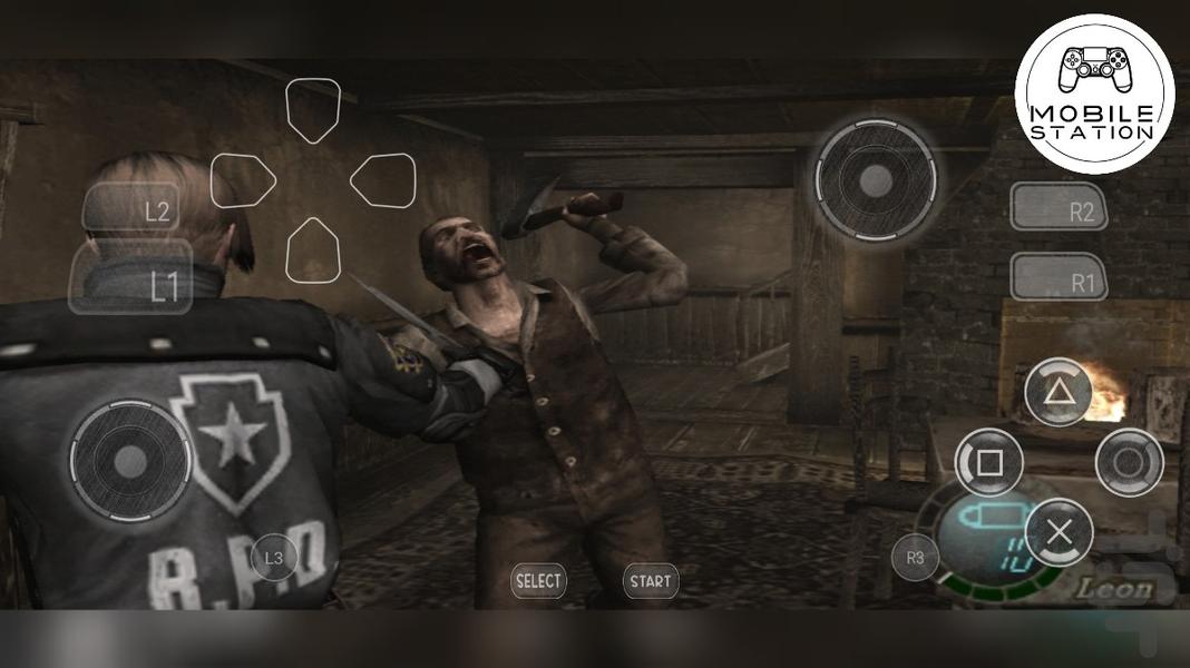 رزیدنت ایول 4 ps2 شبیه سازی - Gameplay image of android game