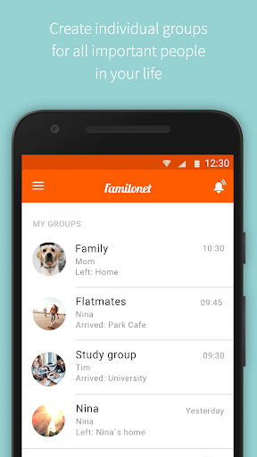 Familo: Find My Phone Locator - عکس برنامه موبایلی اندروید