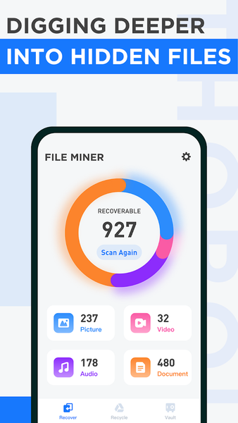 File Miner - عکس برنامه موبایلی اندروید