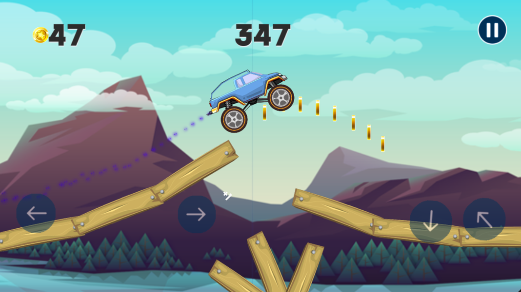 Blazing Monster Truck Racing - عکس بازی موبایلی اندروید