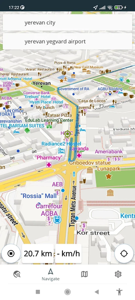 Yerevan Armenia Offline Map - Image screenshot of android app