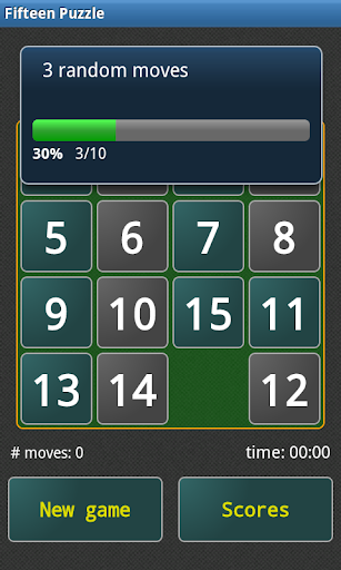 Fifteen Puzzle - Gameplay image of android game