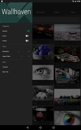 Wallhaven – Free Wallpapers - Image screenshot of android app