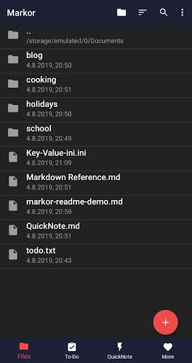 Markor: Edit Markdown offline - عکس برنامه موبایلی اندروید