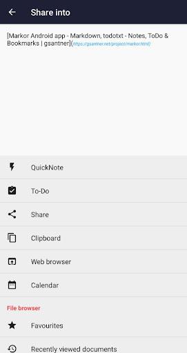 Markor: Edit Markdown offline - عکس برنامه موبایلی اندروید