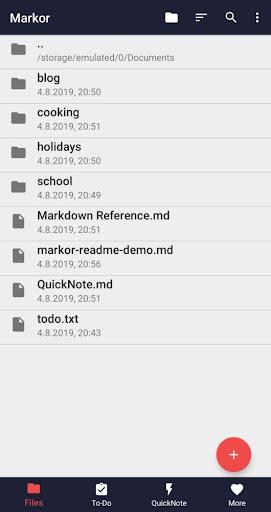 Markor: Edit Markdown offline - عکس برنامه موبایلی اندروید