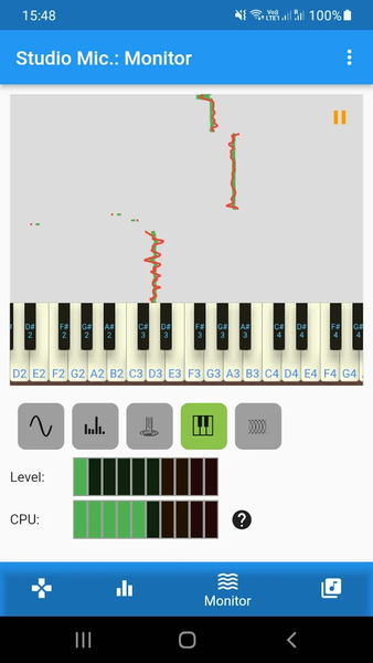 Studio Microphone/Recorder - Image screenshot of android app