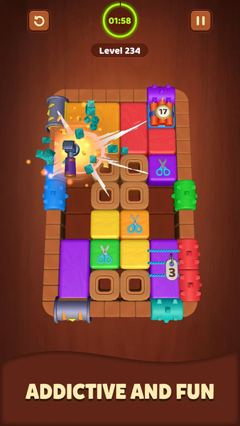 Wood Block Jam - عکس بازی موبایلی اندروید