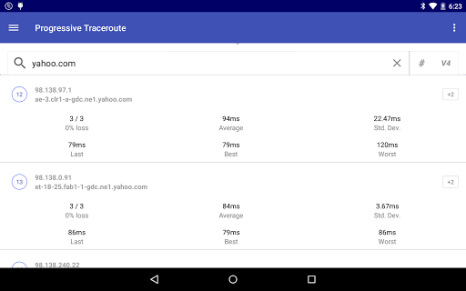 he.net - Network Tools - عکس برنامه موبایلی اندروید
