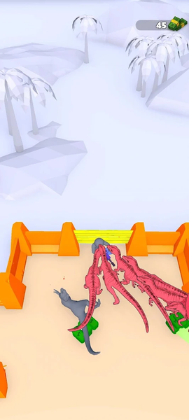 Dino Defense - Gameplay image of android game