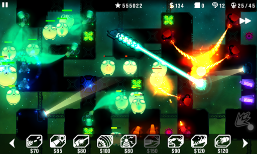 Radiant Defense - Gameplay image of android game