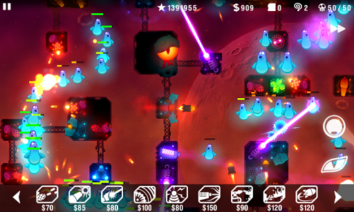 Radiant Defense - Gameplay image of android game