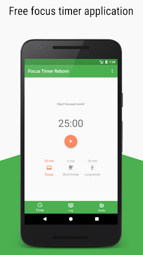 Focus Timer Reborn - Image screenshot of android app