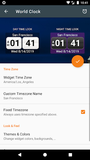 World Clock Widget - Image screenshot of android app