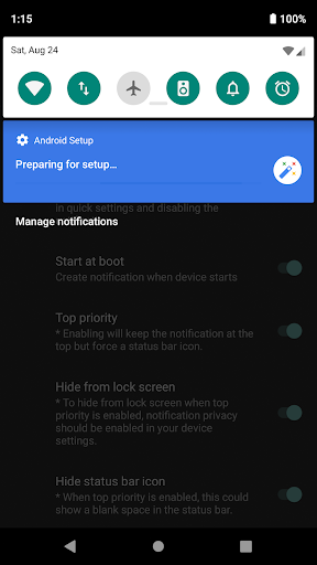 Volume Notification - Image screenshot of android app