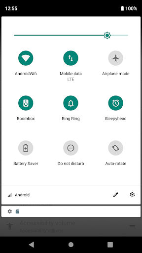 Volume Notification - عکس برنامه موبایلی اندروید