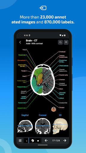 e-Anatomy - عکس برنامه موبایلی اندروید
