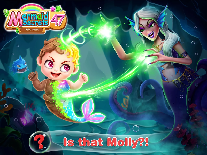 Mermaid Secrets 47- Magic Baby - Gameplay image of android game
