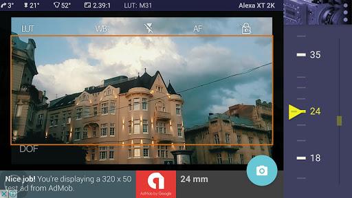Magic ARRI ViewFinder - Image screenshot of android app