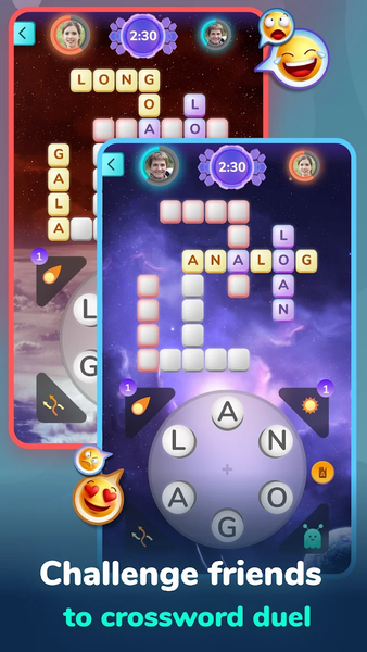 Wordly Crossword Puzzle Game - Gameplay image of android game