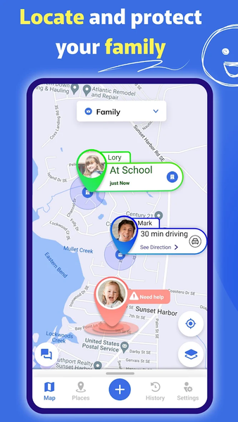 Connected: Locate Your Family - عکس برنامه موبایلی اندروید