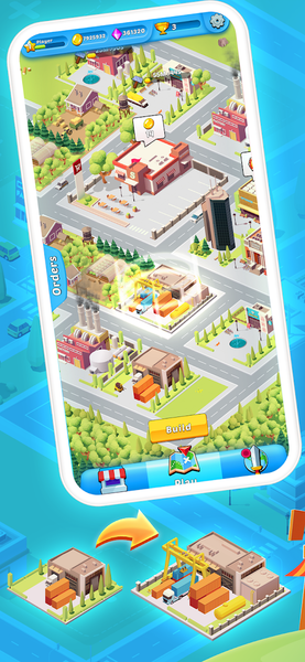 Merge Delivery - Build A City - عکس بازی موبایلی اندروید