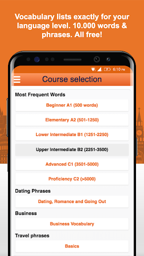 Learn Danish Vocabulary Free - Image screenshot of android app