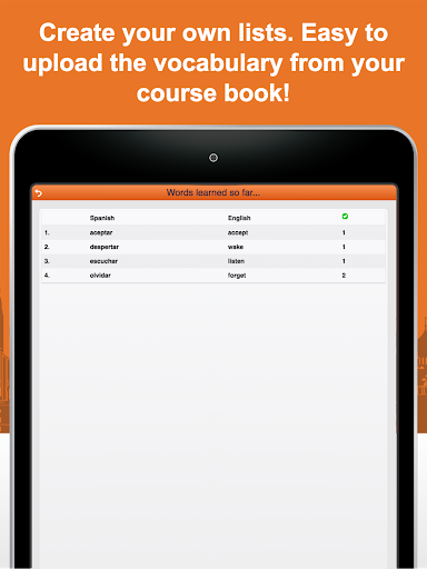 Spanish Words Learn Español - عکس برنامه موبایلی اندروید