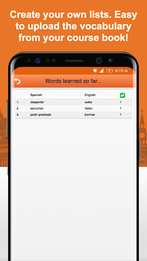 Spanish Words Learn Español - عکس برنامه موبایلی اندروید