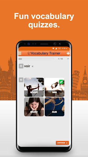 Learn French Vocabulary - عکس برنامه موبایلی اندروید