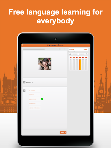 Learn Italian Words Free - عکس برنامه موبایلی اندروید