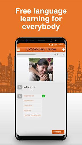 Learn Italian Words Free - عکس برنامه موبایلی اندروید