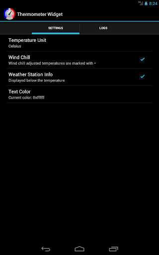Thermometer Widget - عکس برنامه موبایلی اندروید