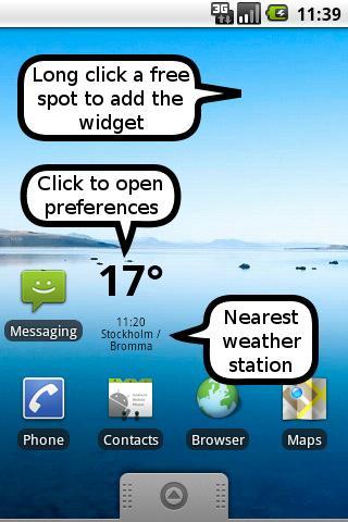 Thermometer Widget - Image screenshot of android app