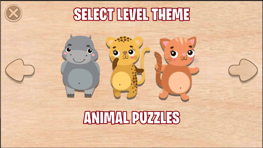 Kids Wooden Puzzle Blocks Game - Gameplay image of android game