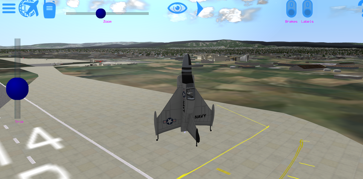 Leo's Flight Simulator - عکس بازی موبایلی اندروید