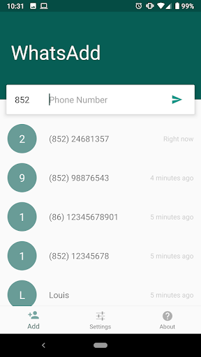 WhatsAdd - Start Conversations With Strangers - Image screenshot of android app