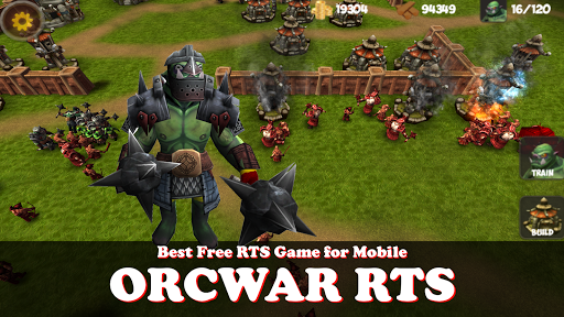 OrcWar Clash RTS - Gameplay image of android game